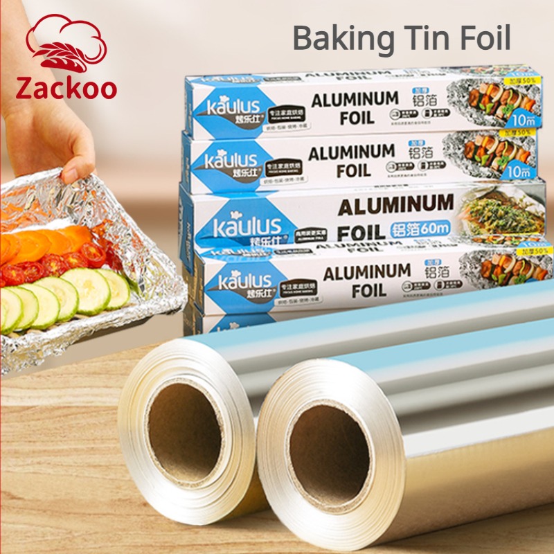 Kitchen Paper For Baking - Zackoo 10/20/40M Foglio di Alluminio per