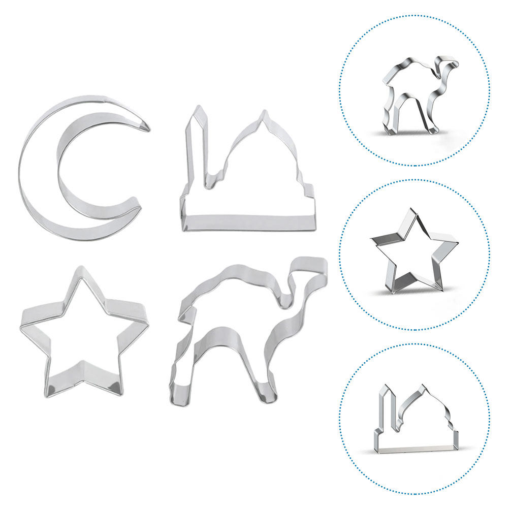 Baking Kitchen Set - Set di 1 Tagliabiscotti in Acciaio