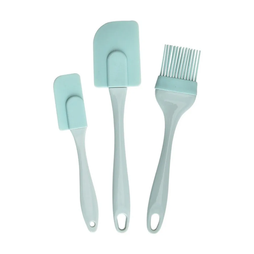 Pastry Brush Silicone - 3 pezzi raschietto per crema fai