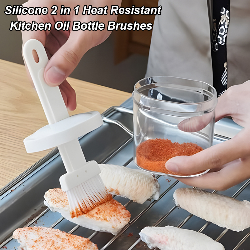 Pastry Brush Silicone - Pennello da Cucina 2 in 1