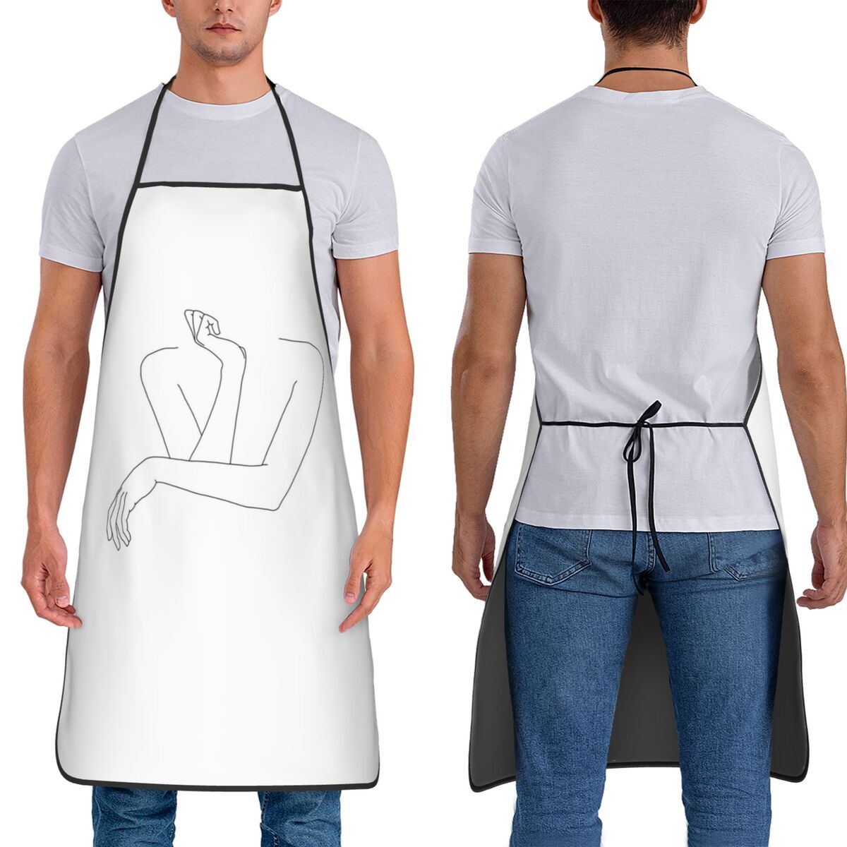 Kitchen Baking Drawing - Grembiule da Cucina con Disegno a