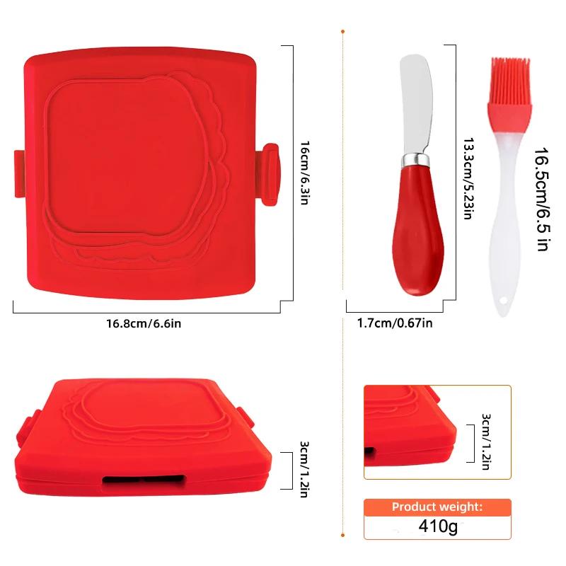 Set da 3 tostapane per sandwic - Baking Kitchen Set recensione e prezzo