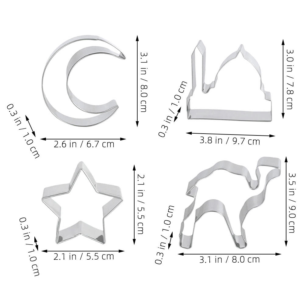 Set di 1 Tagliabiscotti in Acc - Baking Kitchen Set recensione e prezzo