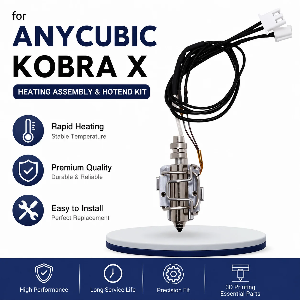 Kit Ugello Hotend Anycubic Kob - Pastry Brush Silicone recensione e prezzo
