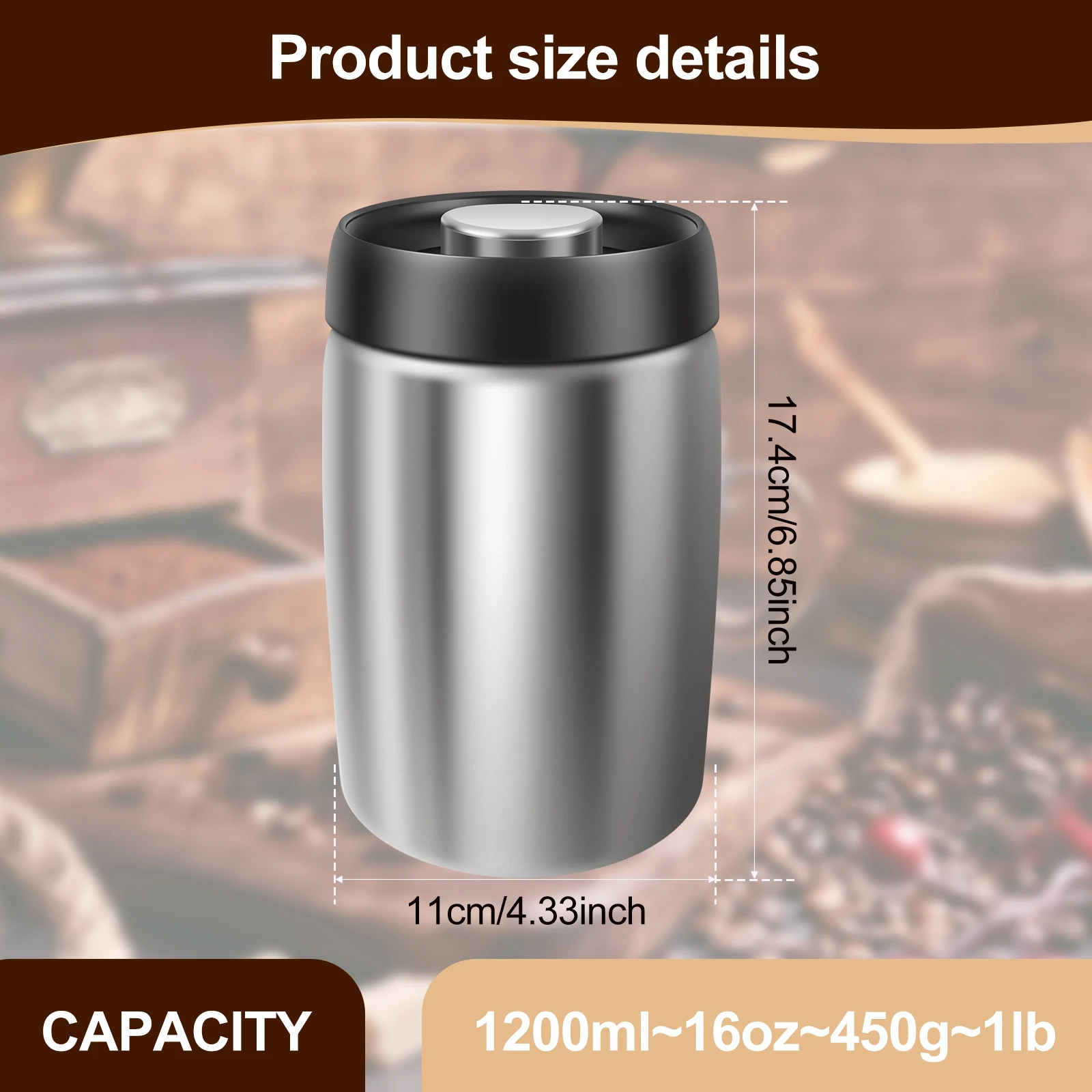 Barattolo Sigillato per Caffè  - Kitchen Bank recensione e prezzo