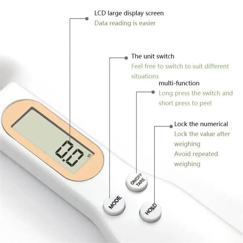 cucchiaio da pesare regolabile - Kitchen Baking Scale recensione e prezzo