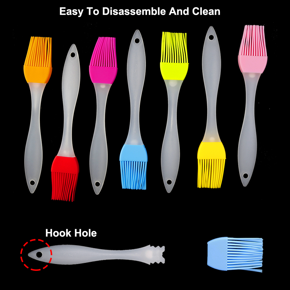 1 pz 7 colori spazzola in sili - Pastry Brush Silicone recensione e prezzo