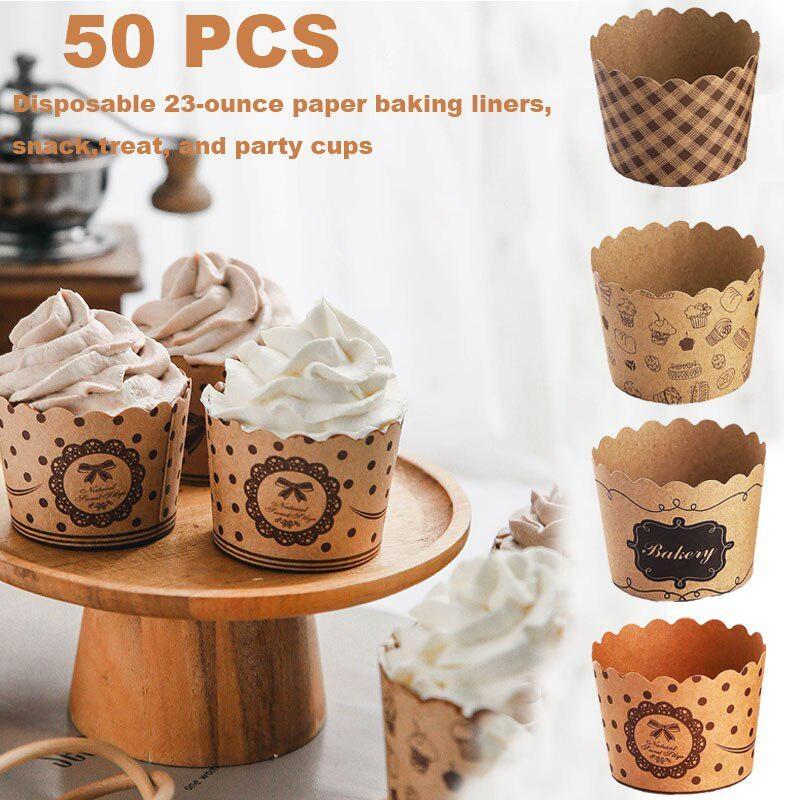 50 Pz/pacco Cupcake Bicchieri  - Kitchen Paper For Baking recensione e prezzo