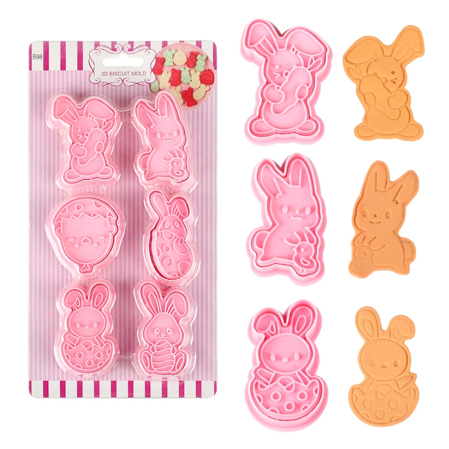 6 pz/set Coniglietto di Pasqua - Baking Kitchen Set recensione e prezzo