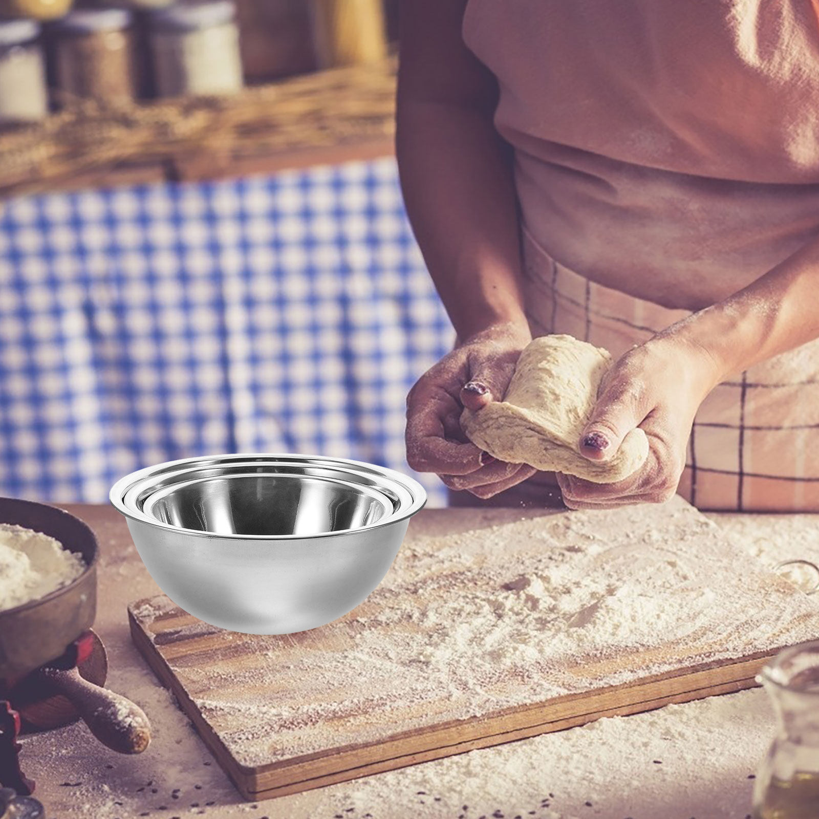 Set di 3 Ciotole in Acciaio In - Baking Kitchen Set recensione e prezzo