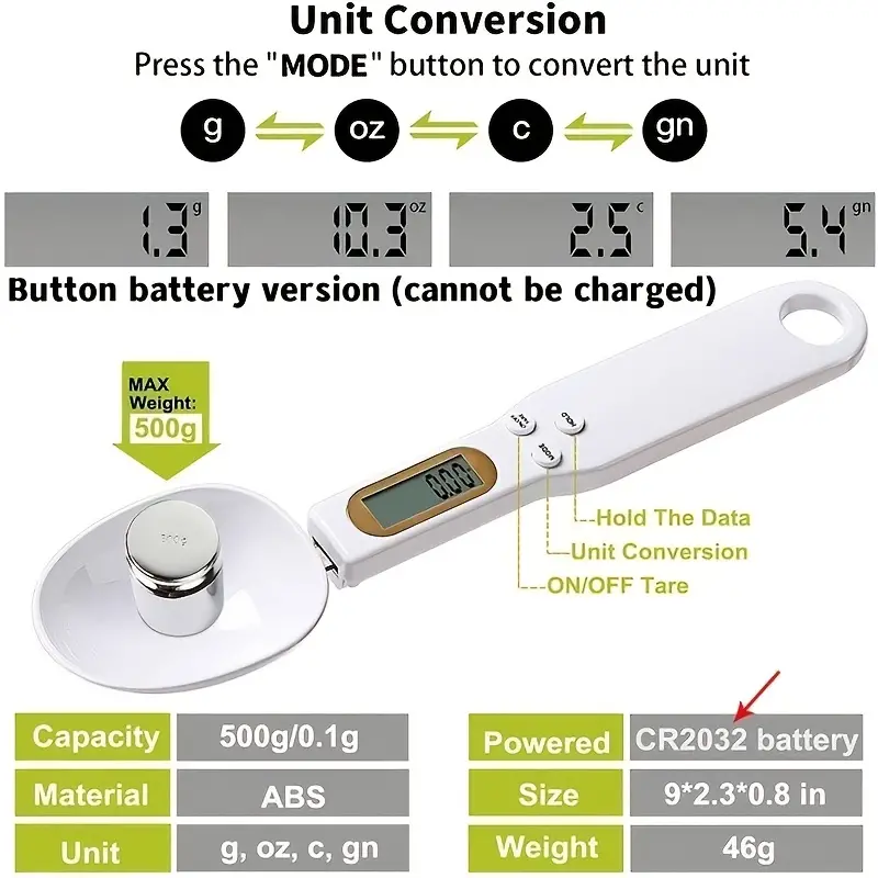 Mini cucchiaio Bilancia da cuc - Kitchen Baking Scale recensione e prezzo